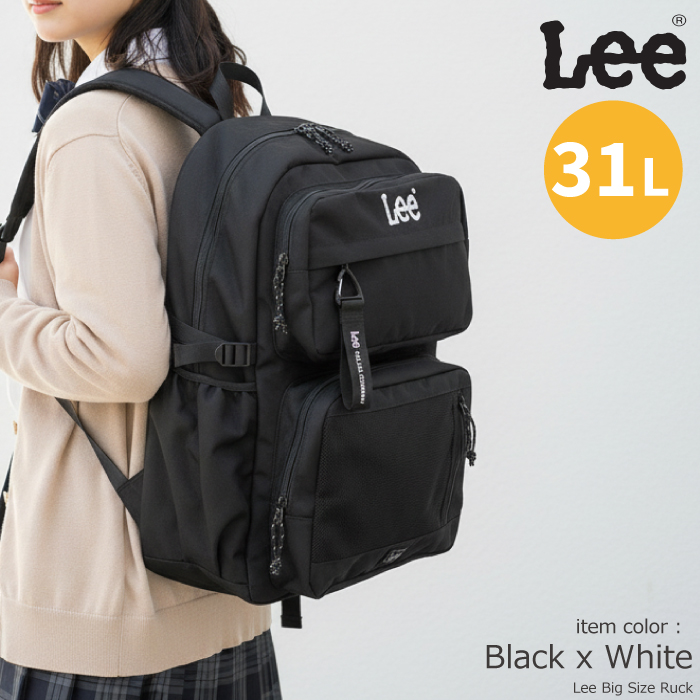 Lee リー リュック 通学 大容量 31L PC収納 B4 パソコン収納 タブレット収納 スクール 中学生 高校生 部活 撥水 バックパック デイパック 人気 男子 女子 | Lee | 03