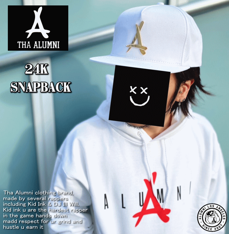 Tha Alumni Clothing アルムナイ クロージング 24K SNAPBACK 24K スナップバック ユニセックス、フリーサイズ