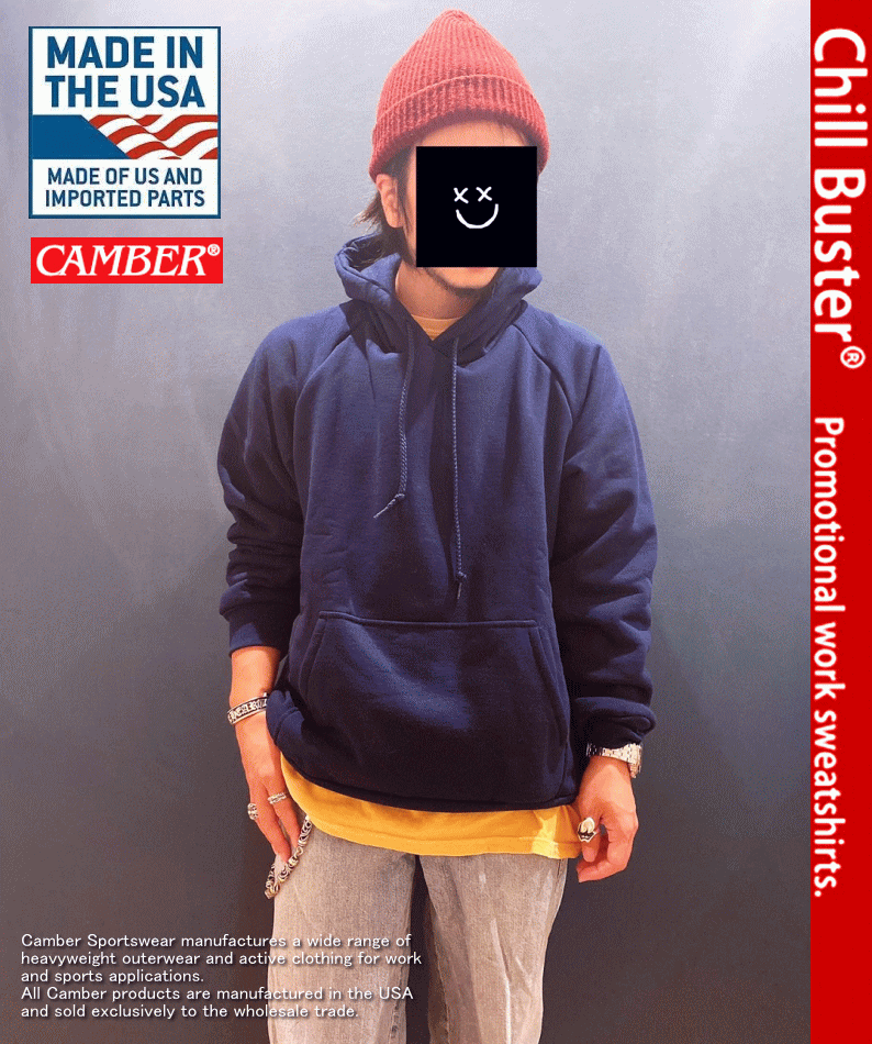 CAMBER キャンバー NAVY ネイビー CHILL BUSTER PULLOVER HOODED #532 MADE IN USA チルバスター  プルオーバーフード アメリカ製 : 532-nvy : INSIZE PLUS - 通販 - Yahoo!ショッピング