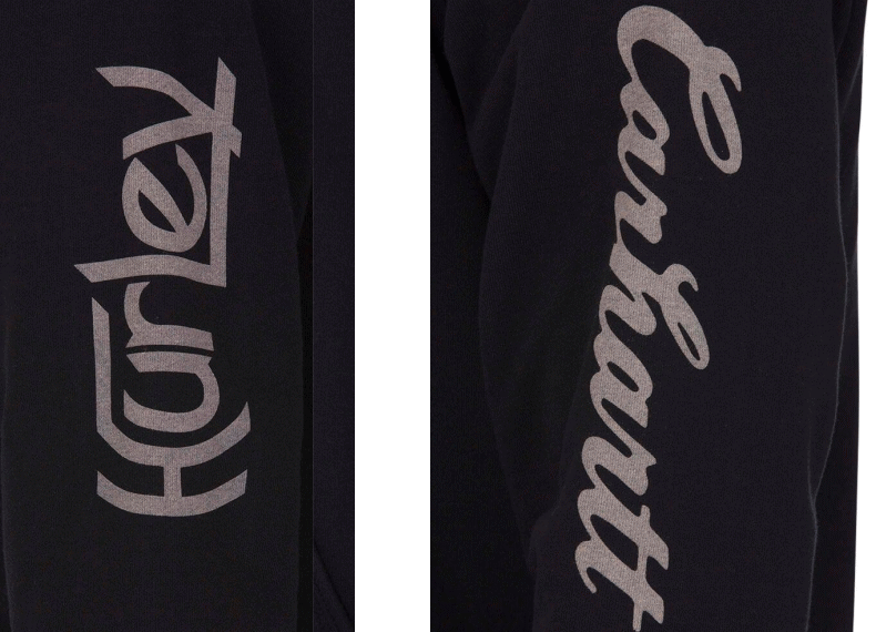 在庫処分、特別価格】 Carhartt x Hurley PULLOVER HOODIE カーハート