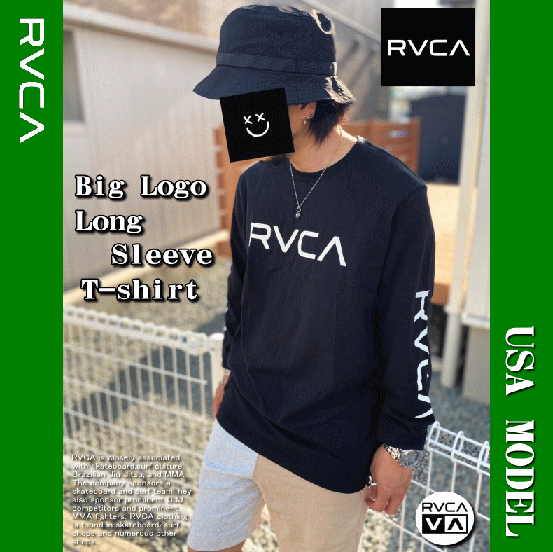 【価格見直しました】 RVCA ルーカ BIG LOGO Long Sleeve T-shirts