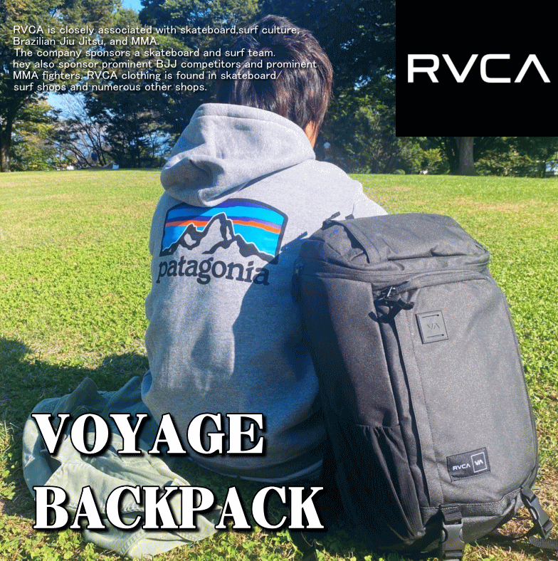 米国モデル】 RVCA ルーカ VOYAGE BACKPACK ボヤージュ バックパック