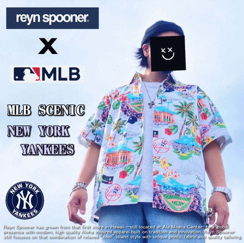 夏物処分】 Reyn Spooner レインスプーナー MLB SCENIC NEW YORK