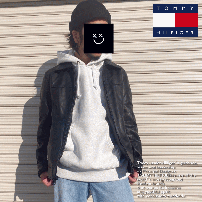 TOMMY HILFIGER 【日本未発売】 Tommy Hilfiger FAUX LEATHER TOMMY HILFIGER 【日本未発売】 Tommy Hilfiger FAUX LEATHER