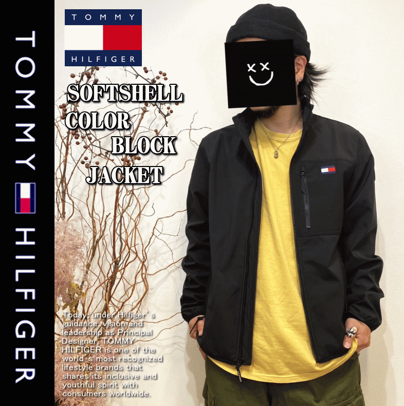 Tommy Hilfiger トミー ヒルフィガー SOFTSHELL COLOR BLOCK JACKET ソフトシェル ジャケット 152AP667