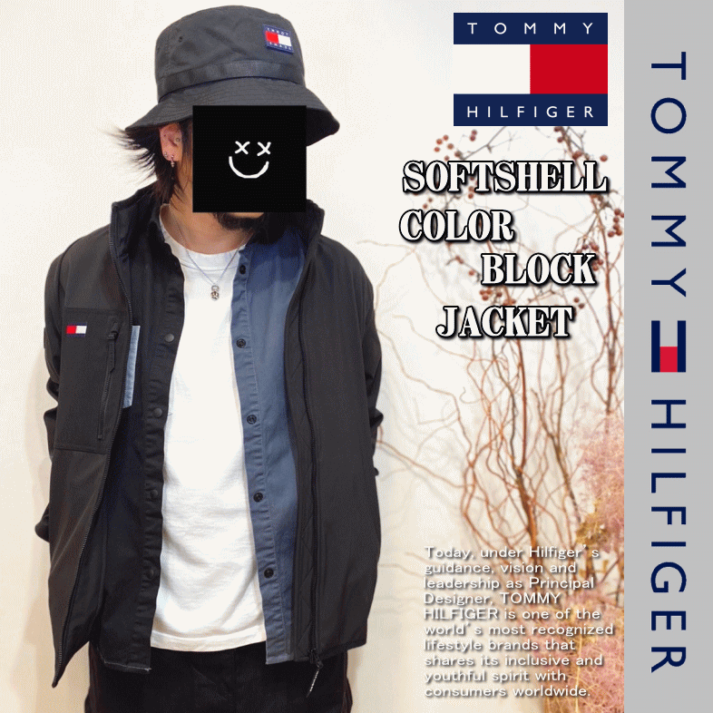 Tommy Hilfiger トミー ヒルフィガー SOFTSHELL COLOR BLOCK JACKET ソフトシェル ジャケット 152AP667