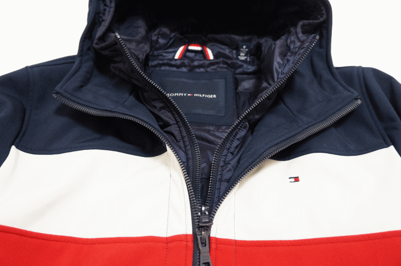 Tommy Hilfiger トミー ヒルフィガー SOFTSHELL HOODY WITH CONTRAST