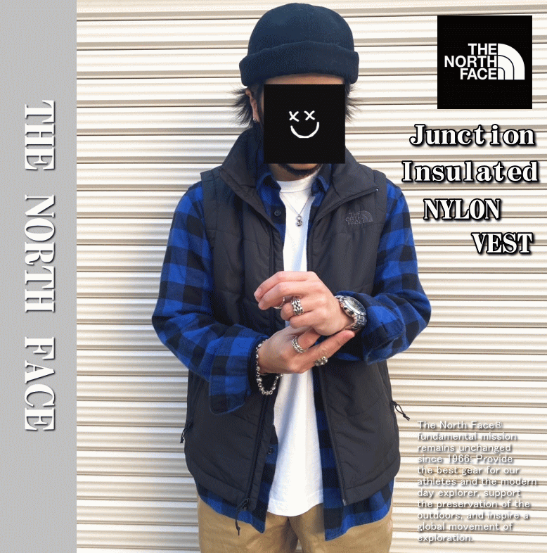 THE NORTH FACE ザ ノースフェイス Junction Insulated Nylon Vest ナイロン ベスト ジャケット  NF0A5GDD