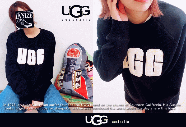 UGG Australia 【超上質スウェット生地】 アグ MADELINE FUZZY