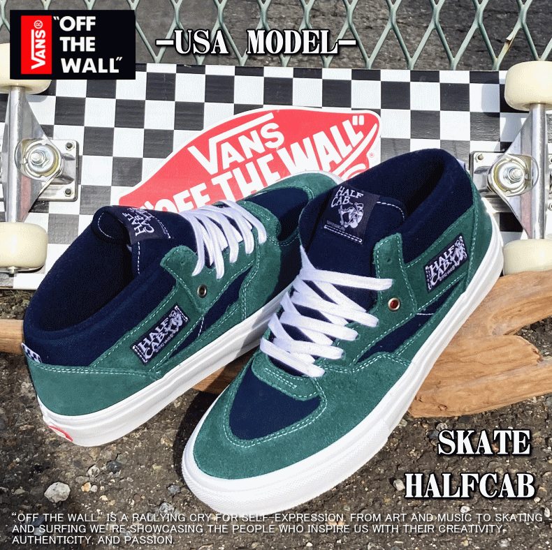 VANS（ヴァンズ） バンズ SKATE HALF CAB スケート ハーフキャブ