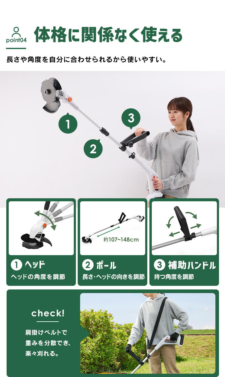 IRIS OHYAMA 草刈り機 草刈機 コードレス 芝刈り機 雑草
