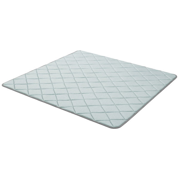 ラグ 夏用 2畳 接触冷感 冷感ジェル ひんやり 冷感ラグ 厚手 3cm 防音 キルト カーペット ラグマット 185×185 ラクッションラグ ACRRG-1818 アイリスオーヤマ * | IRIS OHYAMA | 01