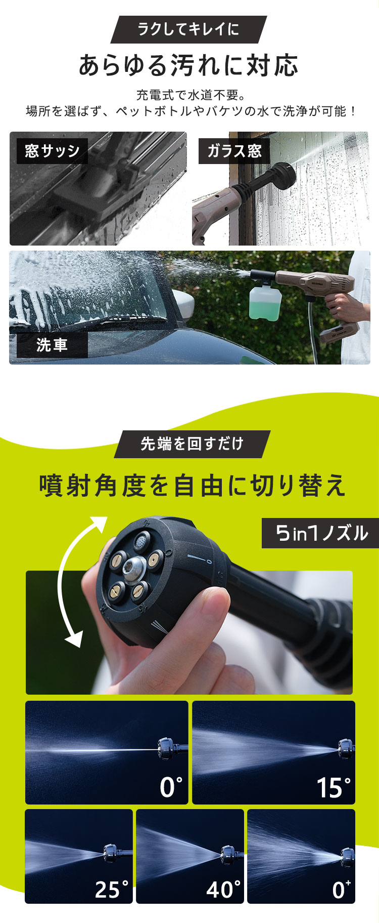 IRIS OHYAMA（アイリスオーヤマ） 高圧洗浄機 ハンディウォッシャー