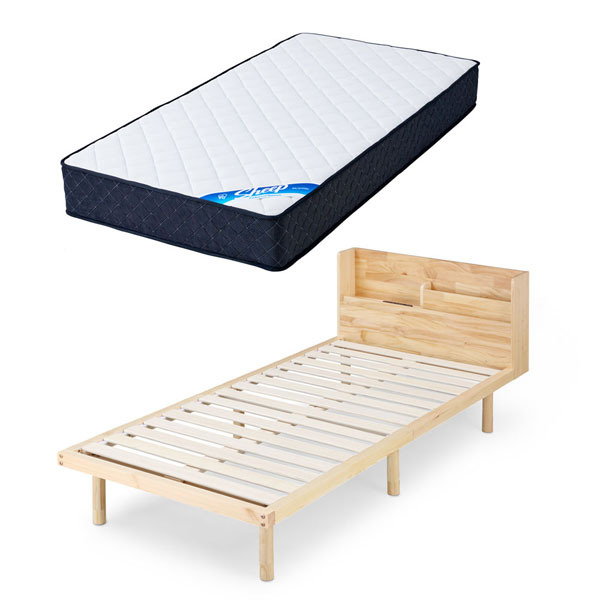 IRIS OHYAMA（アイリスオーヤマ） ベッド シングル マットレス付き