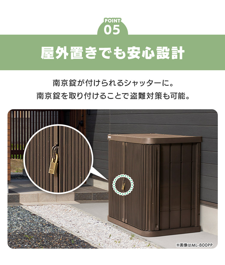 IRIS OHYAMA（アイリスオーヤマ） 物置 屋外 小型 幅90 高さ60