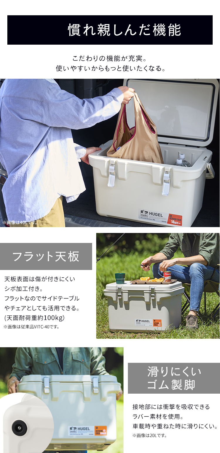 IRIS OHYAMA（アイリスオーヤマ） クーラーボックス 大型 釣り 40L