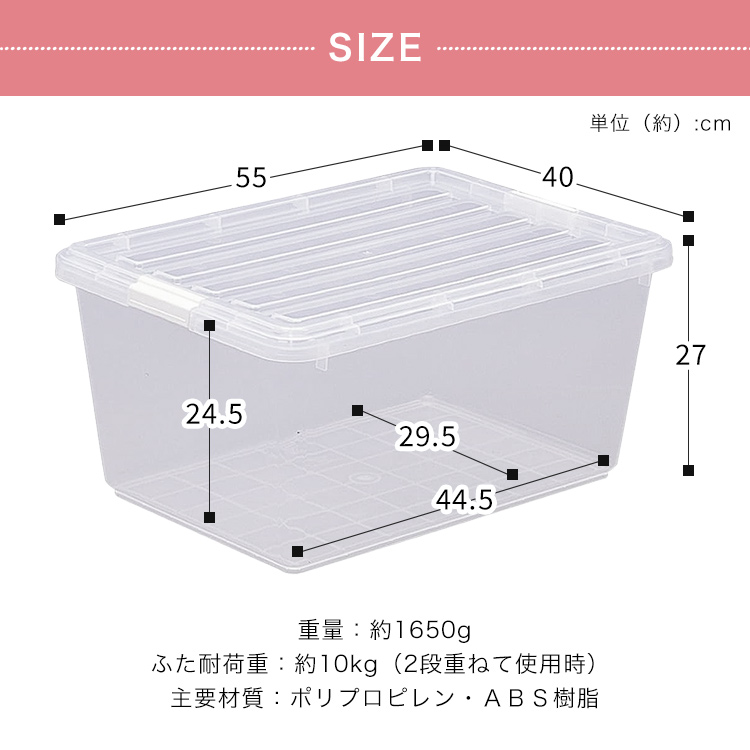 IRIS OHYAMA（アイリスオーヤマ） 衣装ケース 収納 プラスチック