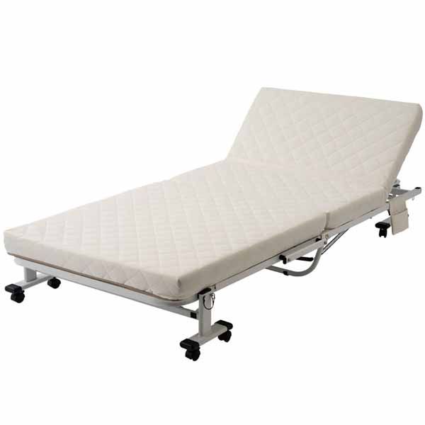 折りたたみベッド シングル 折り畳みベッド 組み立て不要 完成品 ベッド リクライニング 高反発 折り畳みリクライニングベッド S-LG S-IV  新生活