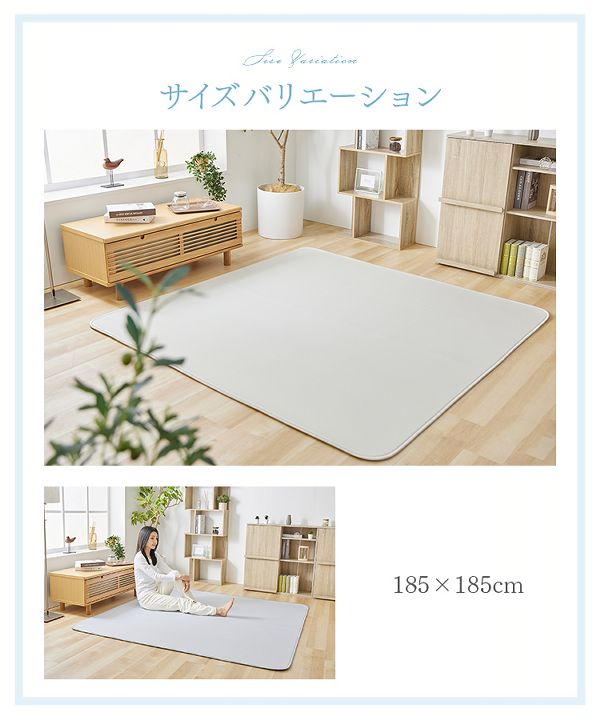 ラグカーペット抗菌防臭加工【販売指示後カートアップ】接触冷感ラグ200×250 
