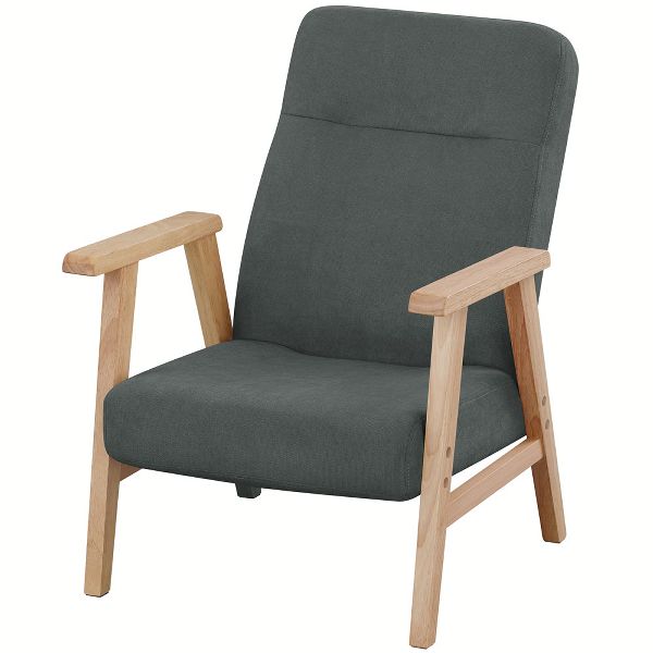 座椅子 おしゃれ 肘掛け コンパクト リクライニング イス 1人掛けソファ ウッドアームチェア パーソナルチェア 和室 Mサイズ WACN-M｜inskagu-y｜04