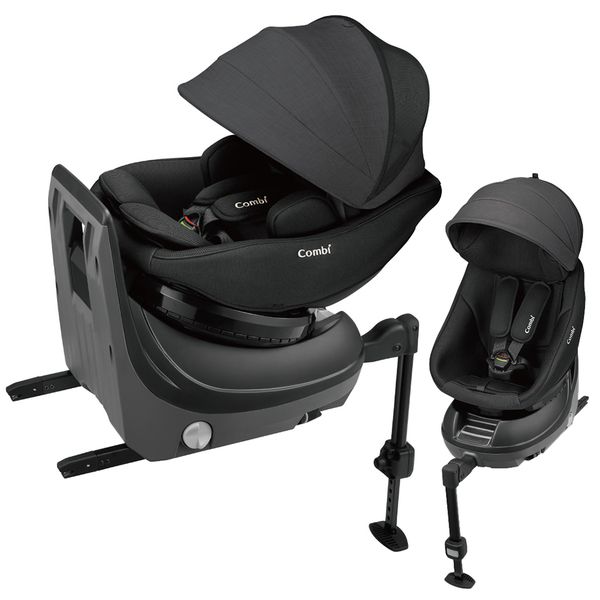 回転式　Combi チャイルドシート ブラック コンビ チャイルドシート combi 回転式 ネセルターン