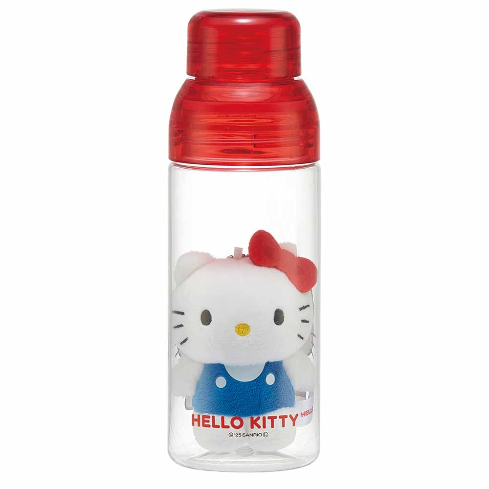 スケーター マスコット入りプラボトル 水筒 480ml ボールチェーン