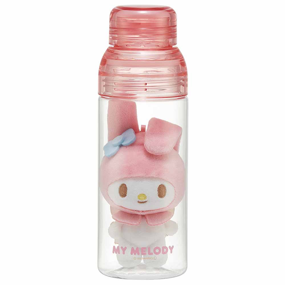 スケーター マスコット入りプラボトル 水筒 480ml ボールチェーン
