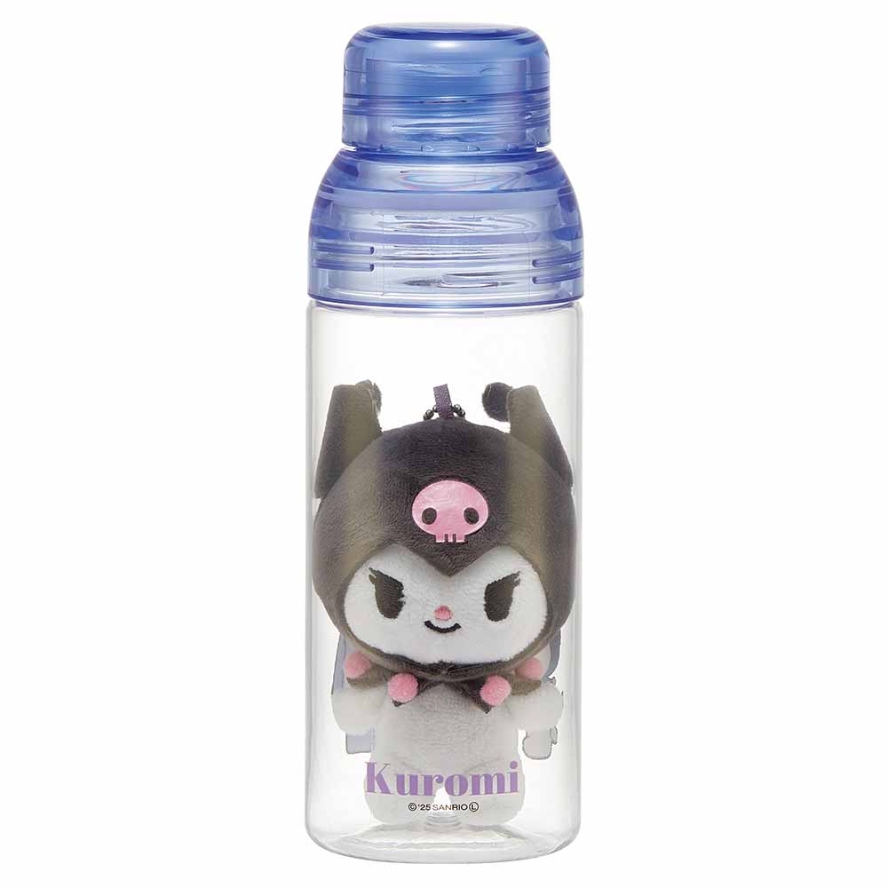 スケーター マスコット入りプラボトル 水筒 480ml ボールチェーン