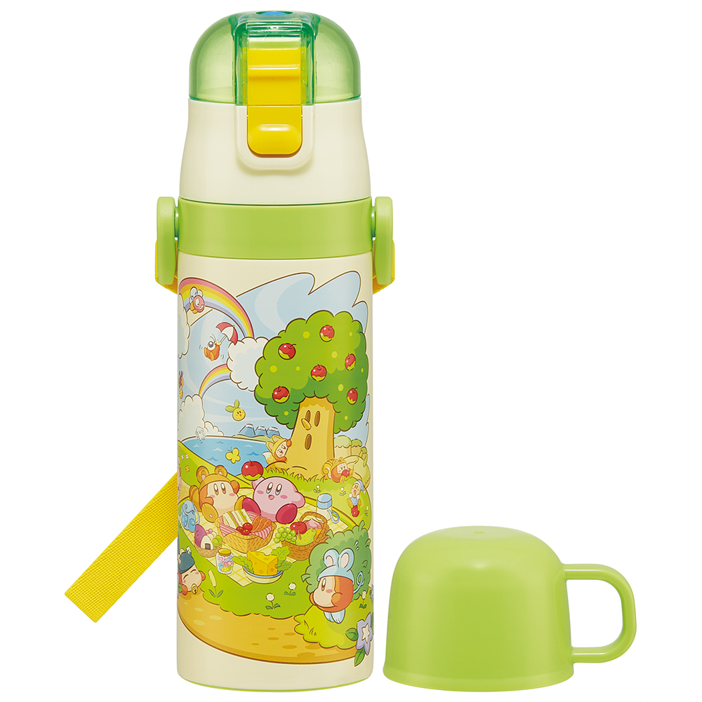 水筒 子供 ステンレス製2WAYボトル 直飲み470ml コップ 430ml SKDC4