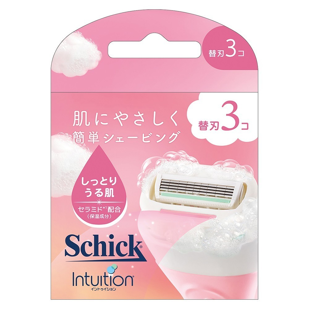 シック イントゥイション カミソリ フェイスケア シェービング 替刃 3