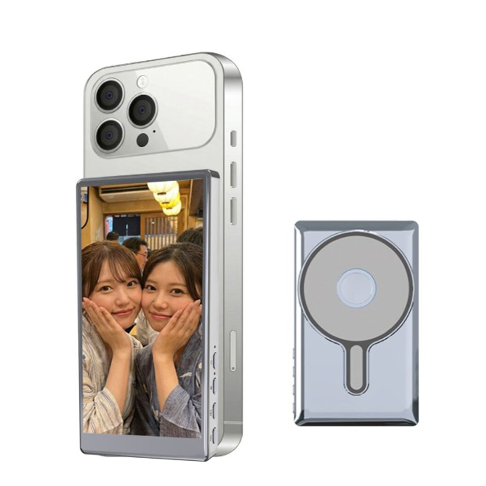 スマホ用自撮りモニター VLOGモニター スマホアクセサリ iphone 