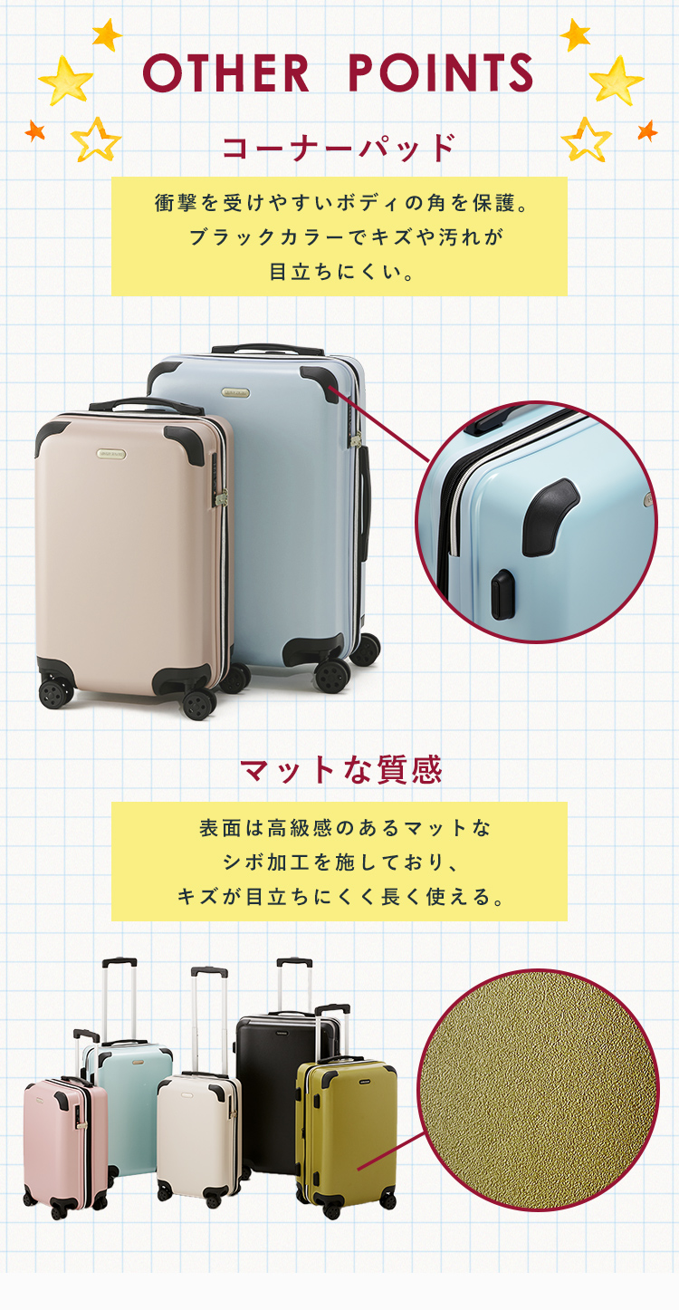 スーツケース キャリーケース mサイズ キャリーバッグ 旅行 出張 修学