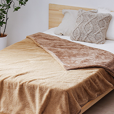 布団カバーにもなる毛布