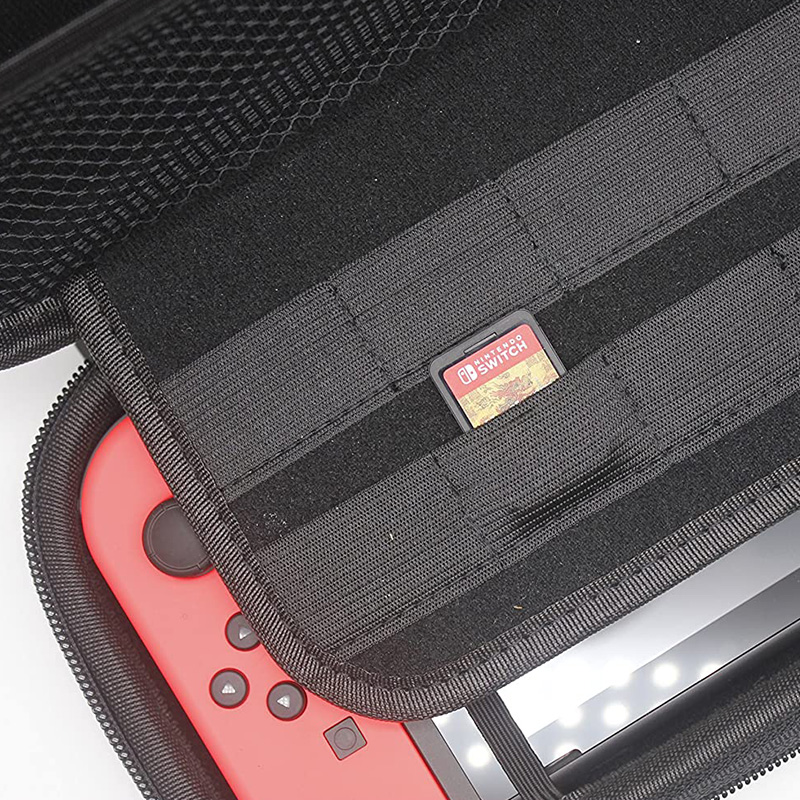 液晶保護 シート付き Nintendo Switch キャリングケース switch 有機ELモデル OLED ハードケース 収納バッグ ゲームカード収納 最大10枚収納 ニンテンドー｜inskk｜15