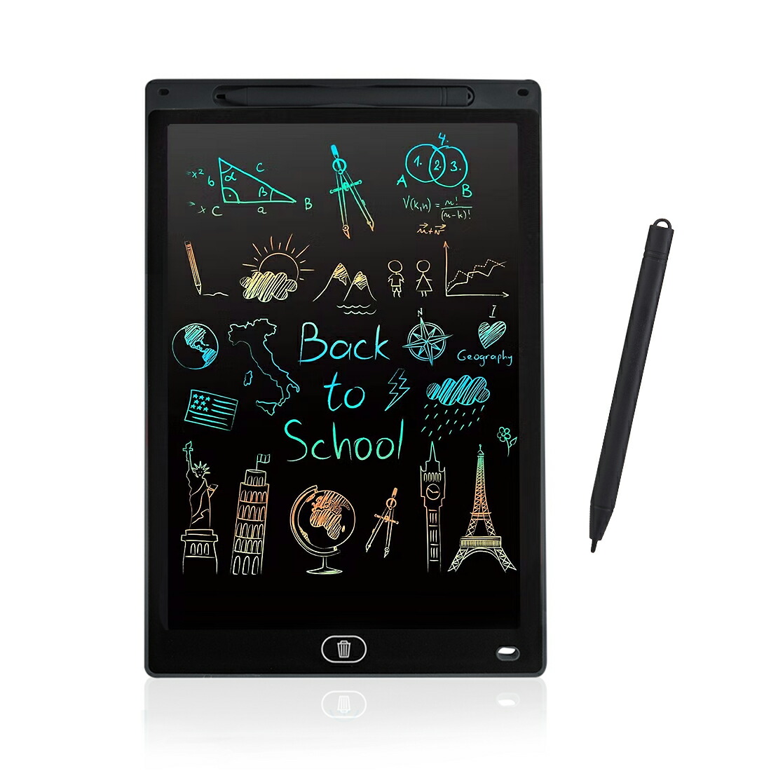 文字練習 子供 誕生日 入学式 大人気 プレゼント 繰り返し電子メモ お絵かきボード 知育玩具 12インチ 汚れない 伝言板 遊び 利用 大人用 薄型 ワンボタン |  | 01