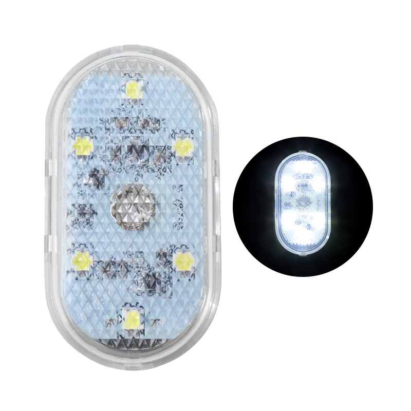 ミニLEDライト 高感度 薄型 小型 超軽量 シンプル 操作簡単 マグネット付き 雰囲気ライト 車用 高輝度 壁掛け照明 食器棚 クローゼット 7色点灯 ライト |  | 01