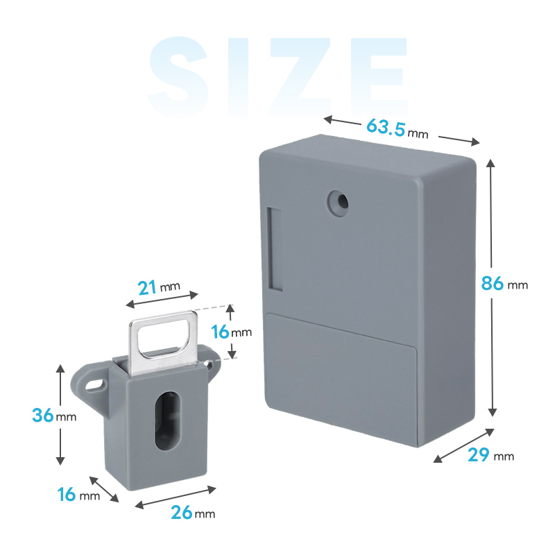 デジタルロック ロック 引き出し用 後付け 隠しタイプ 隠しロック 外側に穴を開けず 電子ロック 電池式 防犯用品 取付簡単 キャビネット RFIDロック 解錠カード |  | 22