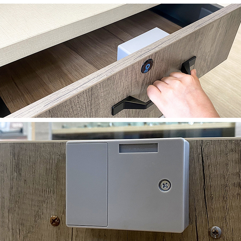 デジタルロック ロック 引き出し用 後付け 隠しタイプ 隠しロック 外側に穴を開けず 電子ロック 電池式 防犯用品 取付簡単 キャビネット RFIDロック 解錠カード |  | 20