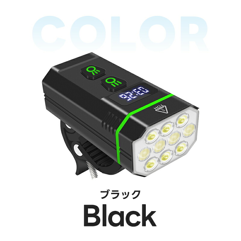 自転車ライト led ライト フロントライト 充電式 照明 屋外 usb 5000mAh 高輝度 防水機能 アルミ合金製 小型 IP66 明るさ調整 輝度調節 電池残量確認 自転車用 |  | 17