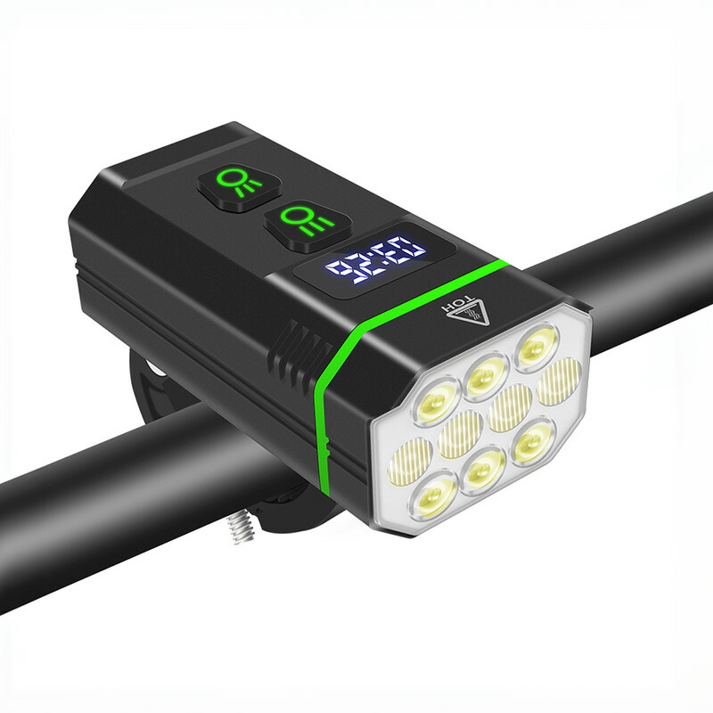 自転車ライト led ライト フロントライト 充電式 照明 屋外 usb 5000mAh 高輝度 防水機能 アルミ合金製 小型 IP66 明るさ調整 輝度調節 電池残量確認 自転車用 |  | 15