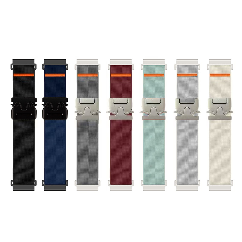 ナイロンバンド ウォッチバンド 交換用ベルト スマートウォッチバンド Watchバンド 20mm 22mm 長さ調節 ビジネスシーン 通気性 伸縮性 柔軟性 サイズ調整可能 |  | 20