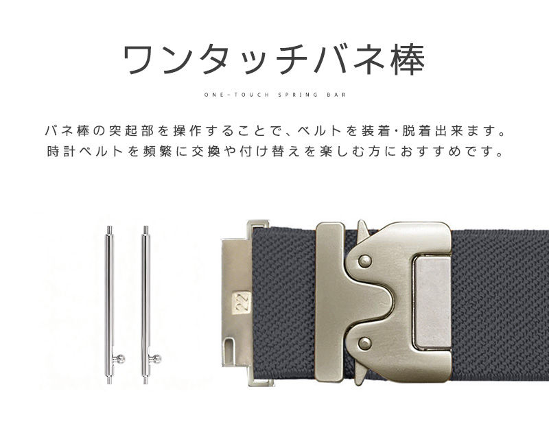 ナイロンバンド ウォッチバンド 交換用ベルト スマートウォッチバンド Watchバンド 20mm 22mm 長さ調節 ビジネスシーン 通気性 伸縮性 柔軟性 サイズ調整可能 |  | 15