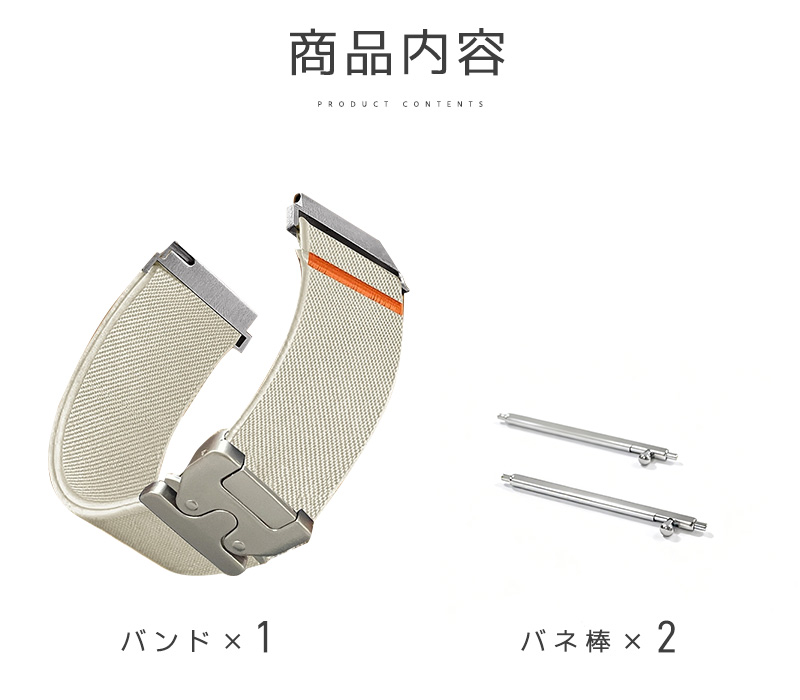 ナイロンバンド ウォッチバンド 交換用ベルト スマートウォッチバンド Watchバンド 20mm 22mm 長さ調節 ビジネスシーン 通気性 伸縮性 柔軟性 サイズ調整可能 |  | 19