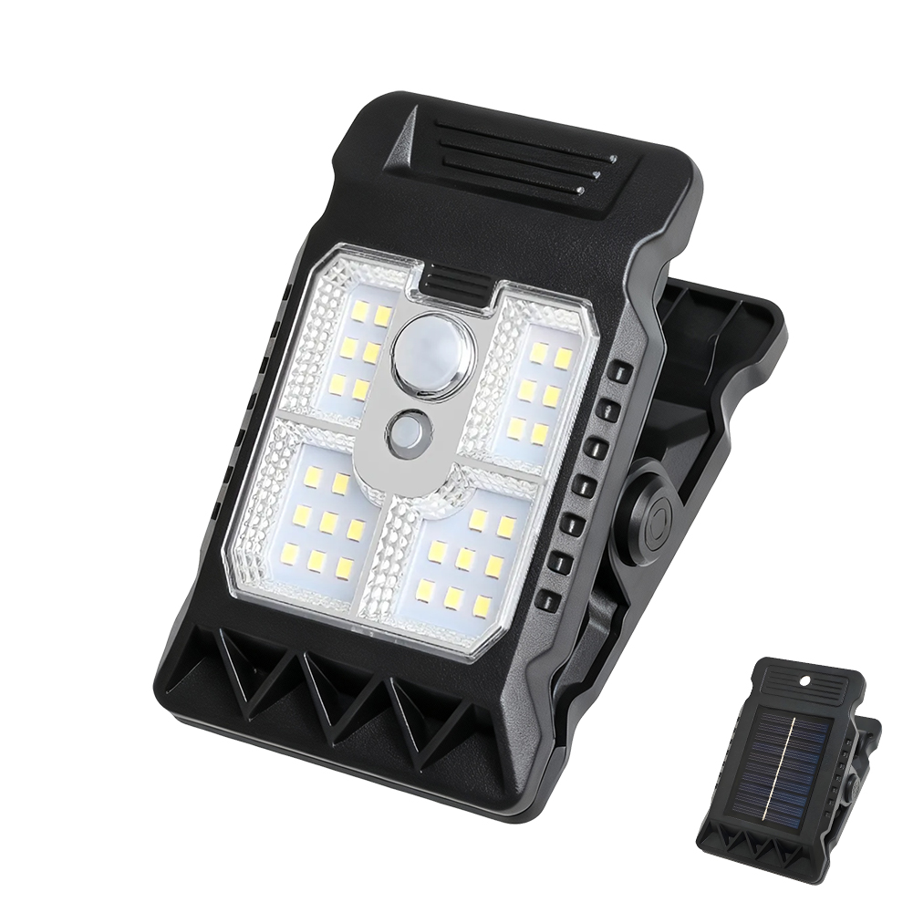 ソーラーライト クリップ式 屋外 led 挟むだけ クリップ式ライト 防水 太陽光充電 人感センサーライト 庭 駐車場 夜間 自動点灯 自動消灯 センサー付き 夜道 |  | 03