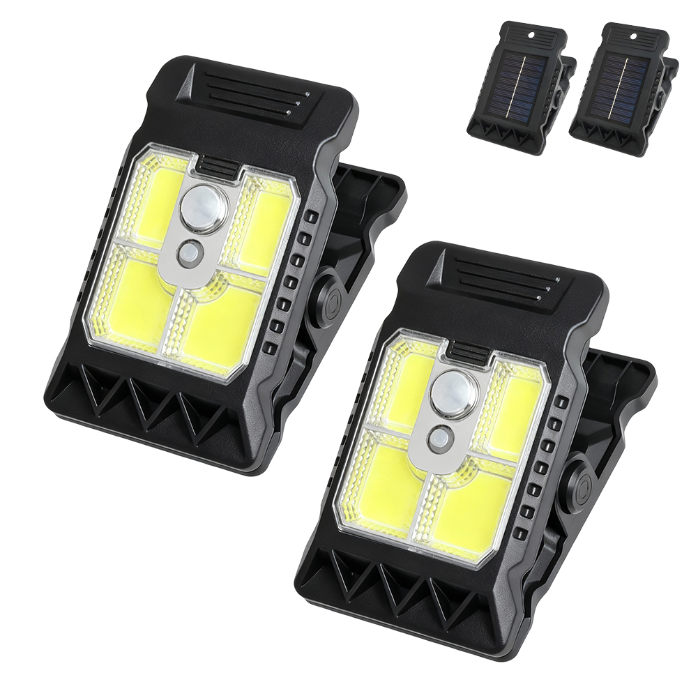 ソーラーライト クリップ式 屋外 led 挟むだけ クリップ式ライト 防水 太陽光充電 人感センサーライト 庭 2個セット 夜間 自動点灯 自動消灯 センサー付き 夜道 |  | 02