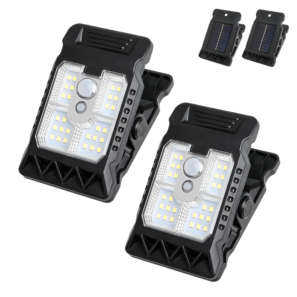 ソーラーライト クリップ式 屋外 led 挟むだけ クリップ式ライト 防水 太陽光充電 人感センサーライト 庭 2個セット 夜間 自動点灯 自動消灯 センサー付き 夜道 |  | 03
