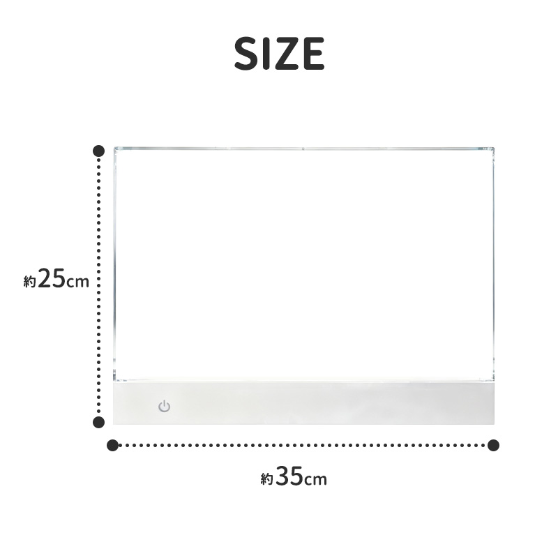 LEDアクリルメッセージボード 充電式 横置きタイプ DIYお絵描きボード 手書きLED看板 LEDメッセージボード 店頭看板 LEDクリアボード アクリル看板 |  | 20
