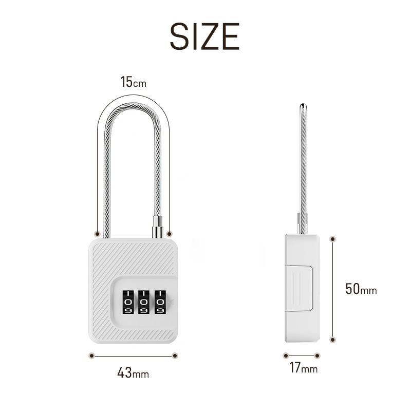 ロック ダイヤルロック 南京錠 3桁 パスワード自由設定 防錆 ポータブル ダイヤル式 カギ不要 携帯便利 32g 軽い 防犯用 宅配BOXに ロッカー バッグ |  | 14