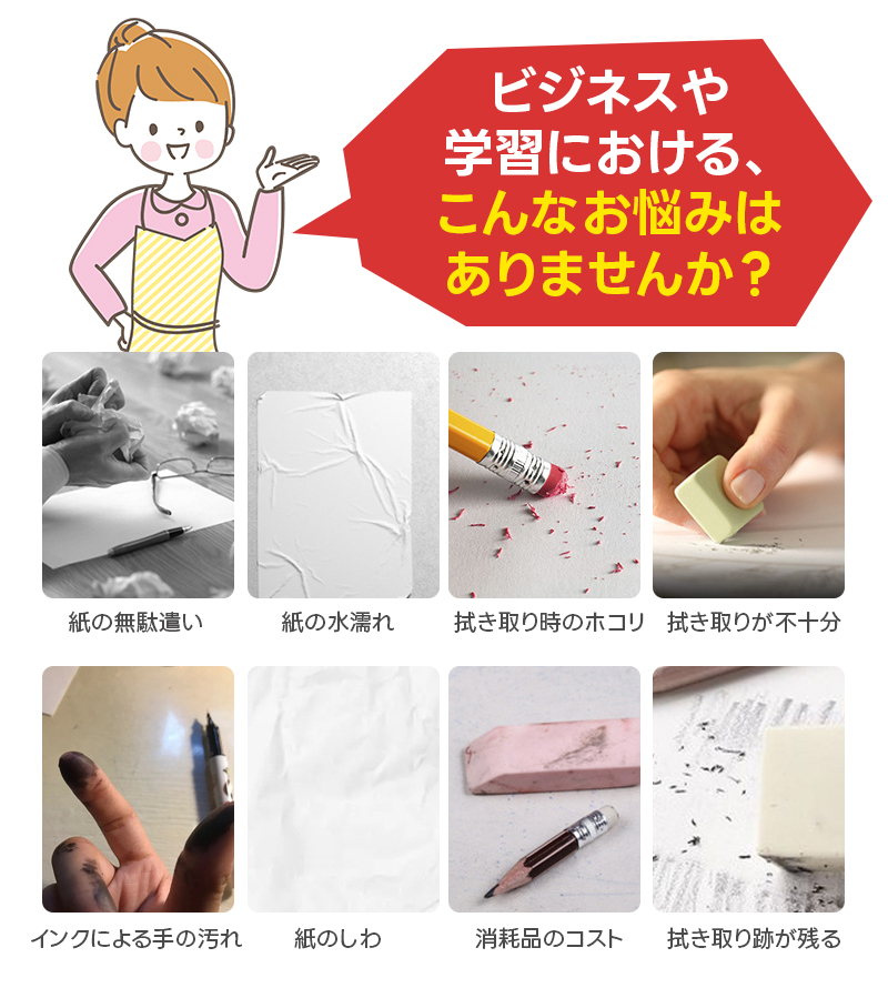 磁性メモパッド メモ帳 メモパッド 繰り返し使える DIYお絵描きボード ノートボード メッセージボード エコ文具 自然な筆記感 ペーパーレス ビジネス |  | 02