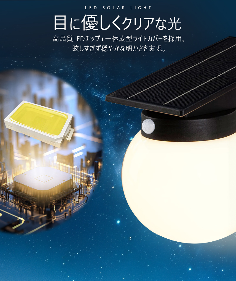 ソーラーライト 屋外 防水 人感 センサーライト 太陽光充電 人感センサーライト ソーラー庭園灯 庭 駐車場 夜間自動点灯 自動消灯 センサー付き 夜道 間接照明 |  | 09